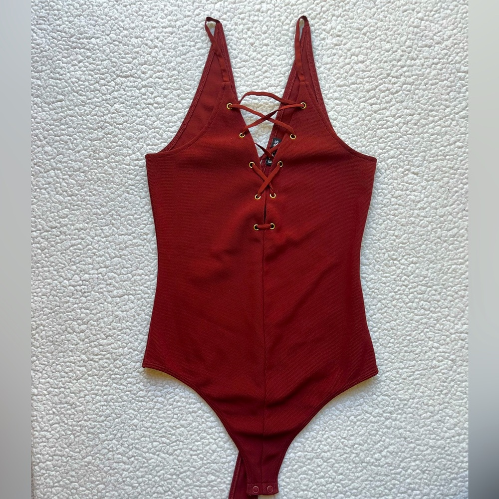 Burnt orange bodysuit